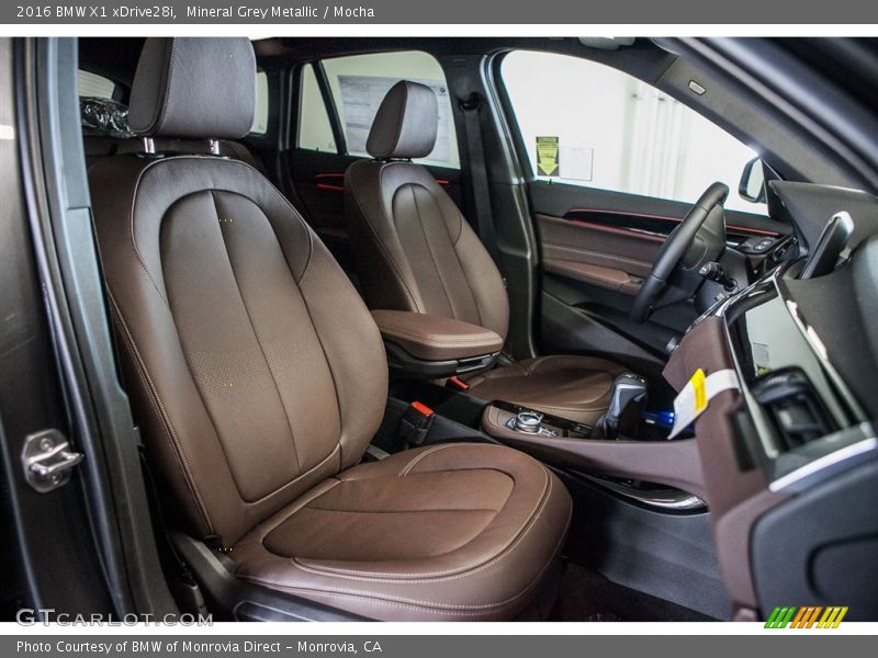 Mineral Grey Metallic / Mocha 2016 BMW X1 xDrive28i