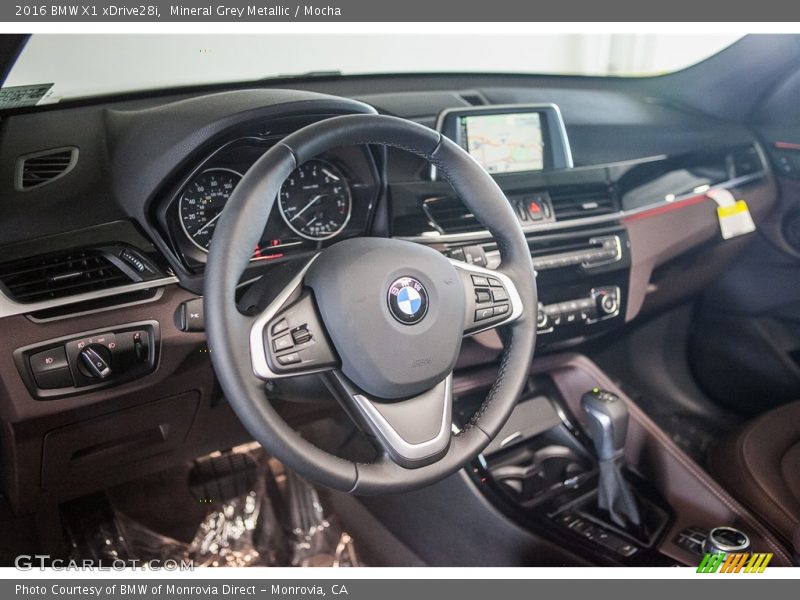 Mineral Grey Metallic / Mocha 2016 BMW X1 xDrive28i