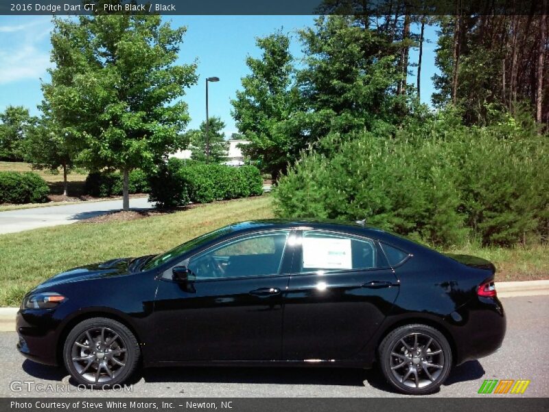 Pitch Black / Black 2016 Dodge Dart GT