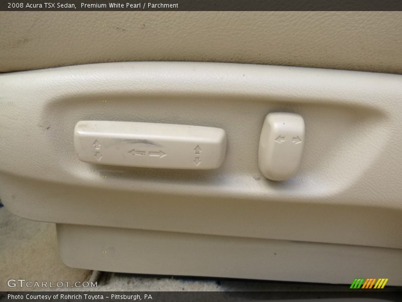 Premium White Pearl / Parchment 2008 Acura TSX Sedan