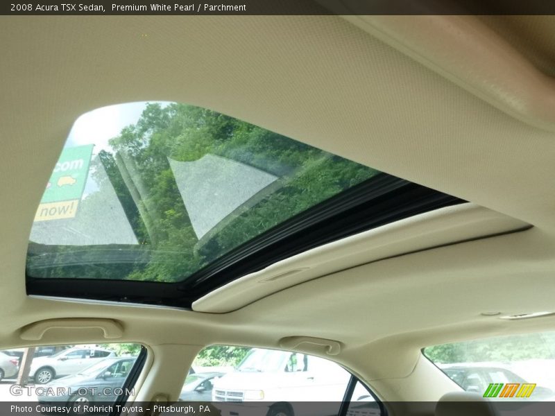 Premium White Pearl / Parchment 2008 Acura TSX Sedan