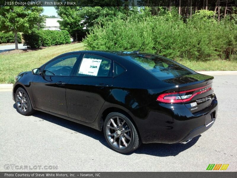 Pitch Black / Black 2016 Dodge Dart GT