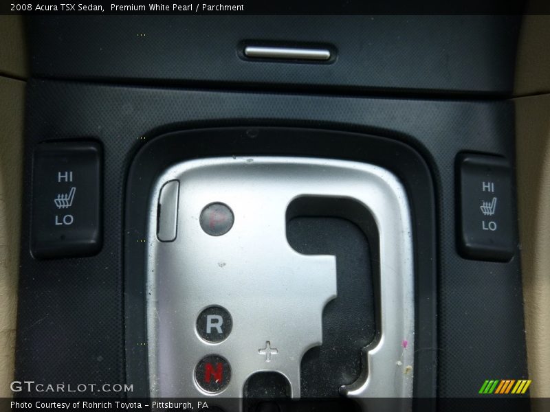 Premium White Pearl / Parchment 2008 Acura TSX Sedan