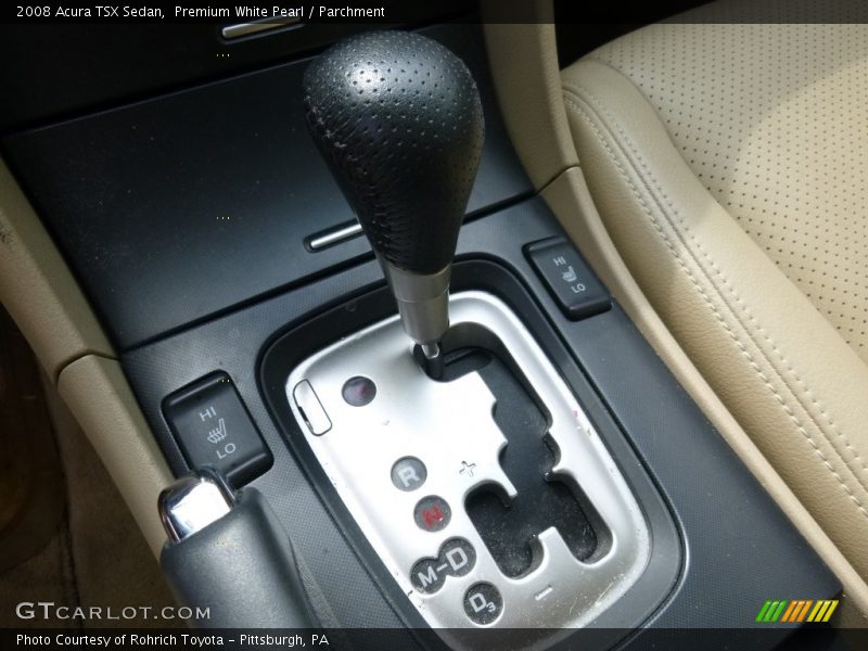 Premium White Pearl / Parchment 2008 Acura TSX Sedan