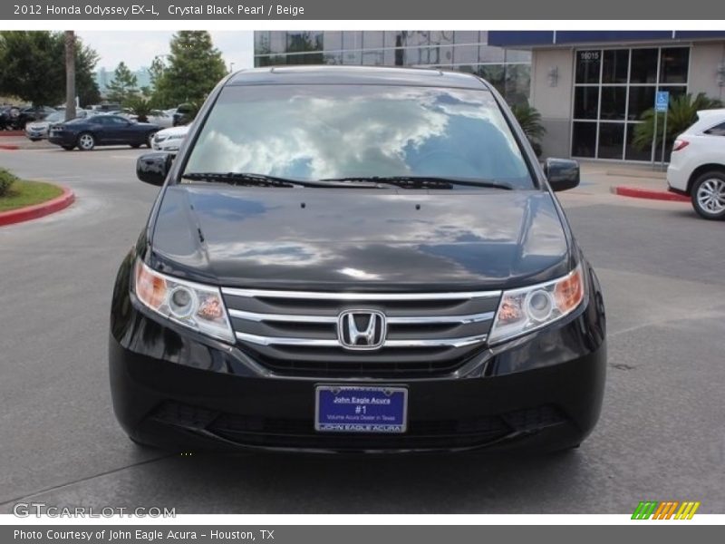 Crystal Black Pearl / Beige 2012 Honda Odyssey EX-L