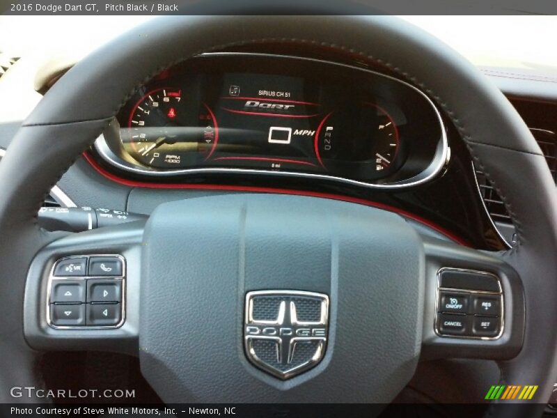 Pitch Black / Black 2016 Dodge Dart GT