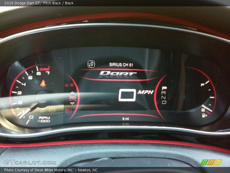 Pitch Black / Black 2016 Dodge Dart GT