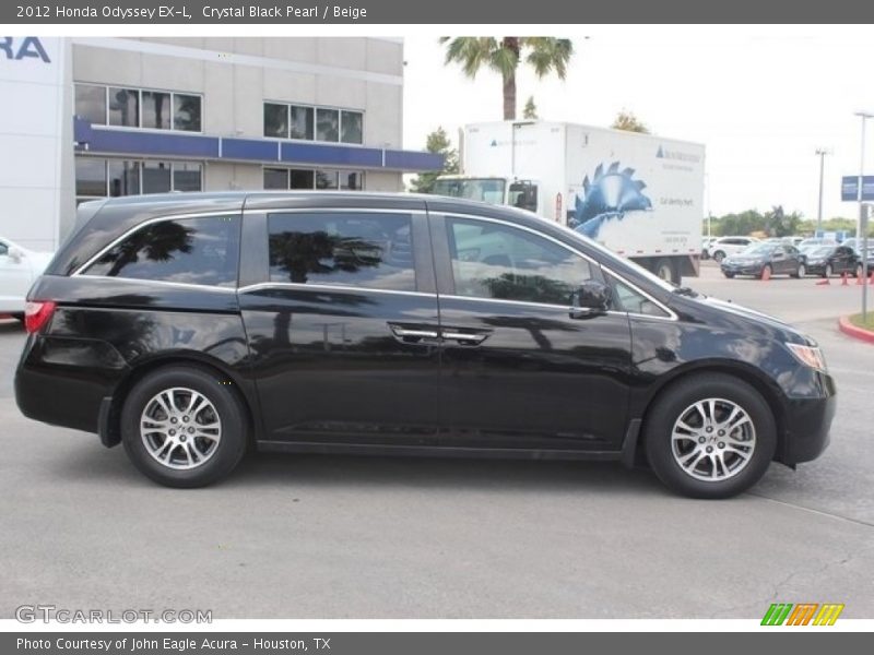 Crystal Black Pearl / Beige 2012 Honda Odyssey EX-L