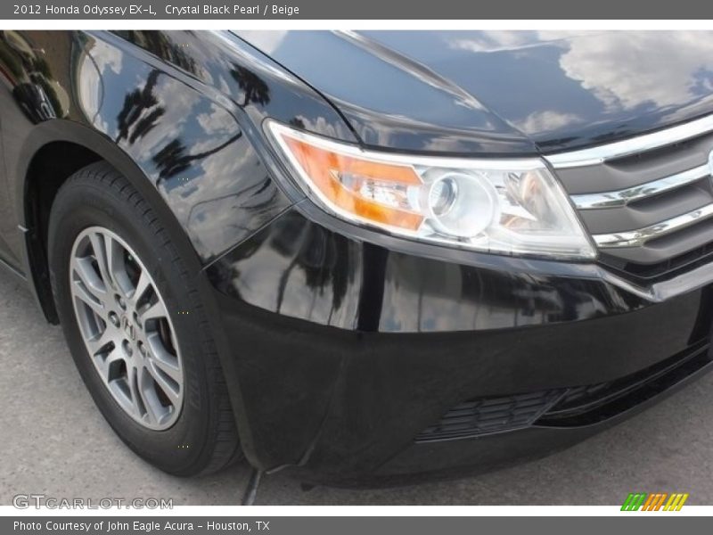 Crystal Black Pearl / Beige 2012 Honda Odyssey EX-L
