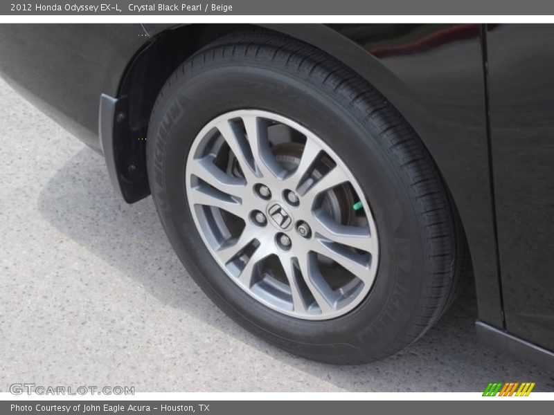Crystal Black Pearl / Beige 2012 Honda Odyssey EX-L