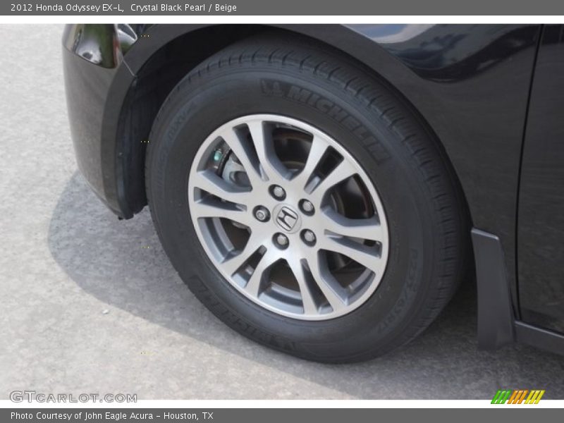 Crystal Black Pearl / Beige 2012 Honda Odyssey EX-L