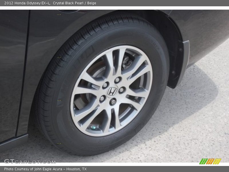 Crystal Black Pearl / Beige 2012 Honda Odyssey EX-L