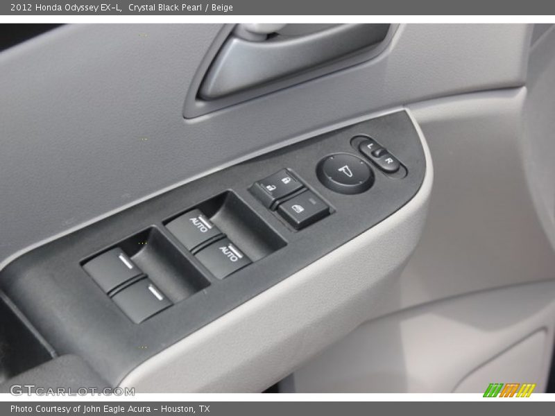 Crystal Black Pearl / Beige 2012 Honda Odyssey EX-L