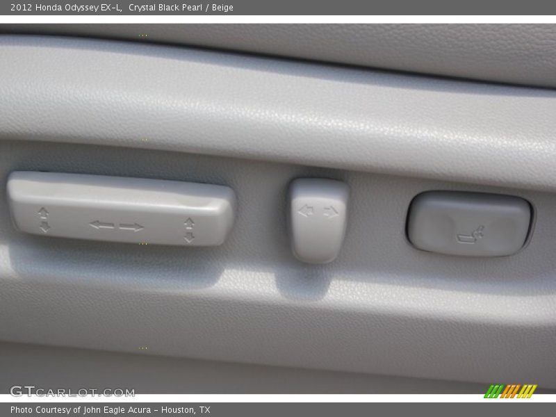 Crystal Black Pearl / Beige 2012 Honda Odyssey EX-L