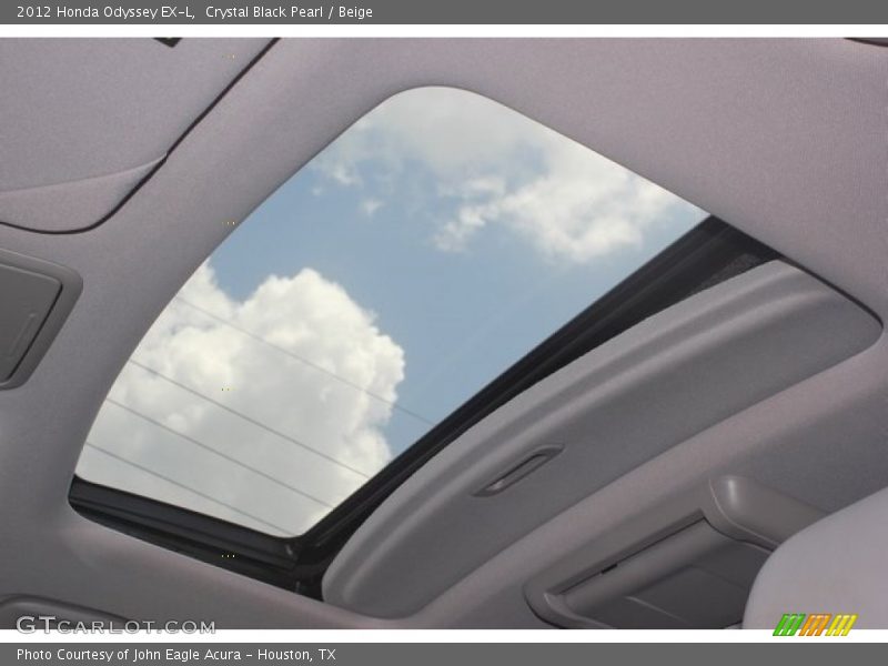 Crystal Black Pearl / Beige 2012 Honda Odyssey EX-L