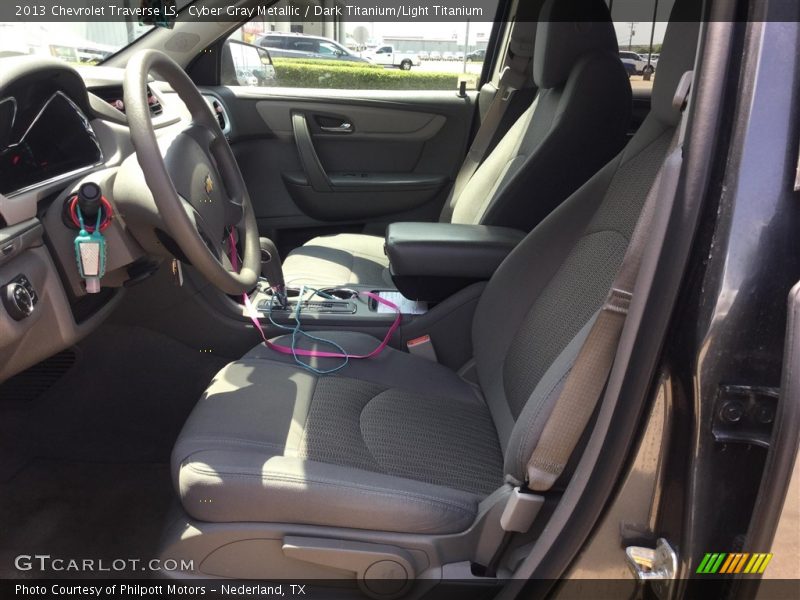 Cyber Gray Metallic / Dark Titanium/Light Titanium 2013 Chevrolet Traverse LS