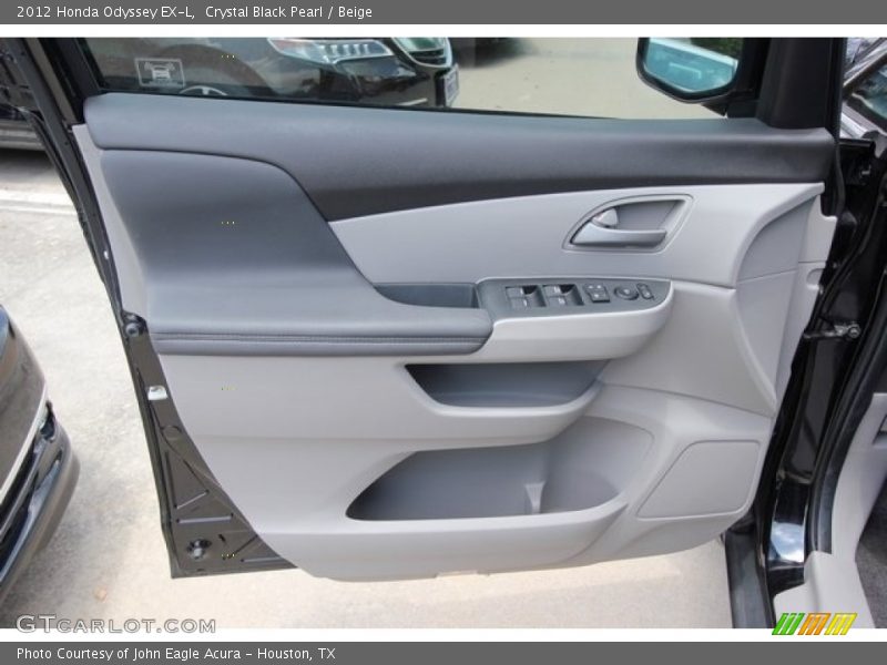 Crystal Black Pearl / Beige 2012 Honda Odyssey EX-L