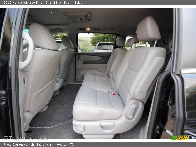 Crystal Black Pearl / Beige 2012 Honda Odyssey EX-L