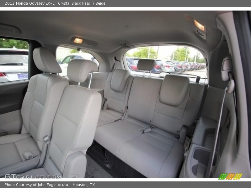 Crystal Black Pearl / Beige 2012 Honda Odyssey EX-L