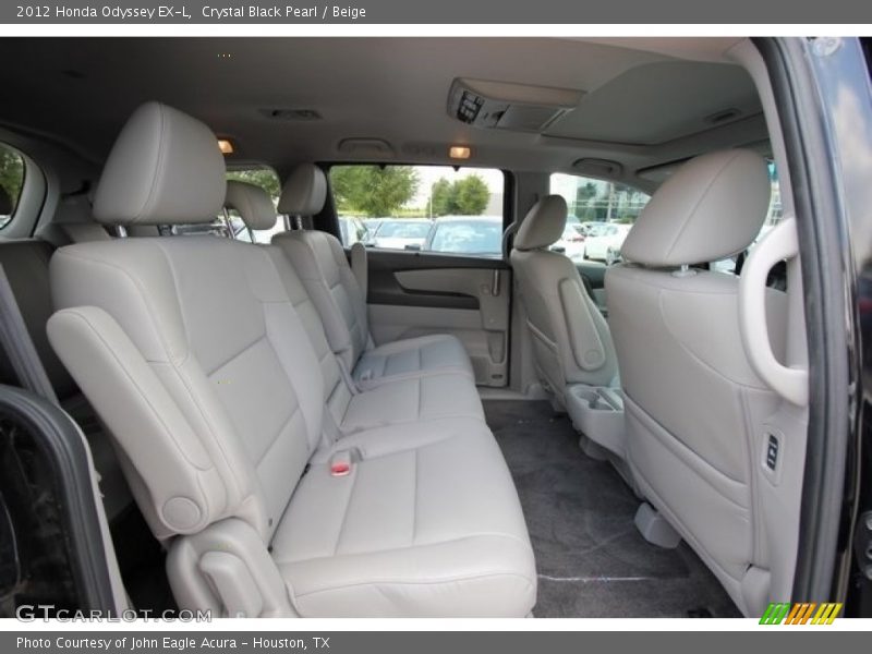 Crystal Black Pearl / Beige 2012 Honda Odyssey EX-L