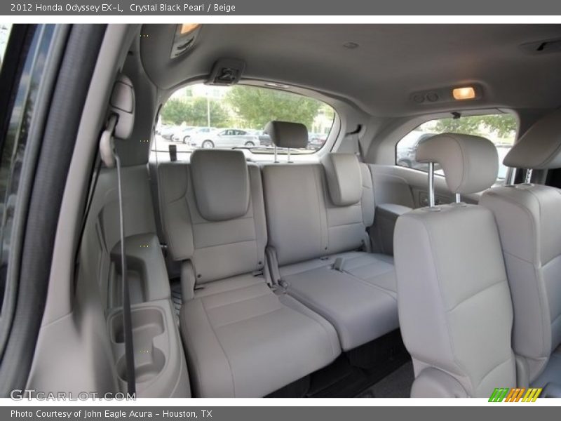 Crystal Black Pearl / Beige 2012 Honda Odyssey EX-L