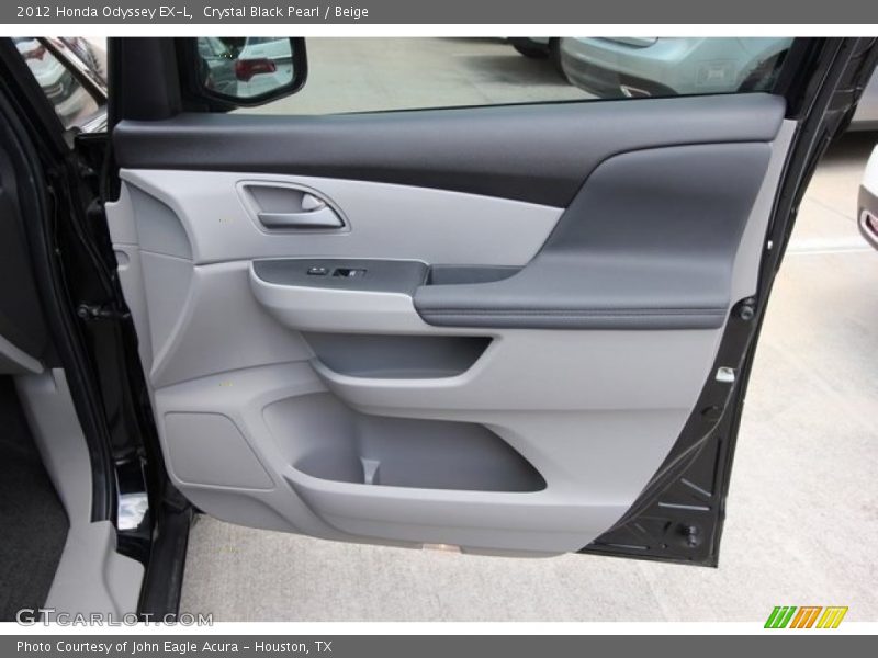 Crystal Black Pearl / Beige 2012 Honda Odyssey EX-L