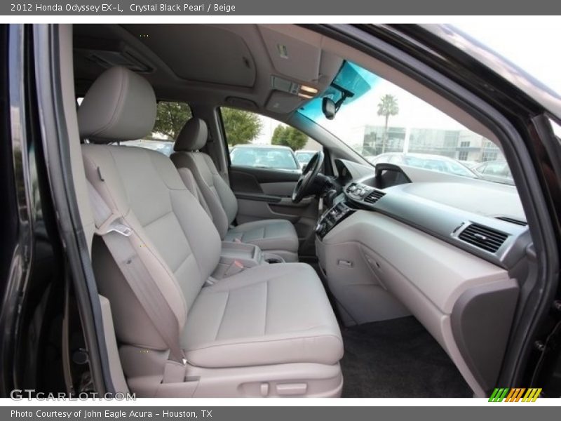 Crystal Black Pearl / Beige 2012 Honda Odyssey EX-L