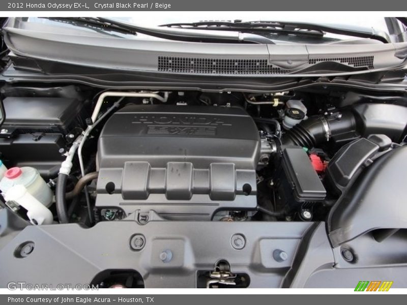 Crystal Black Pearl / Beige 2012 Honda Odyssey EX-L
