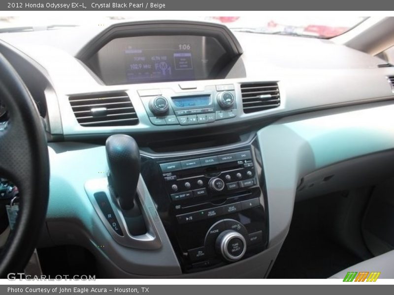 Crystal Black Pearl / Beige 2012 Honda Odyssey EX-L