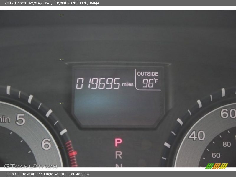 Crystal Black Pearl / Beige 2012 Honda Odyssey EX-L