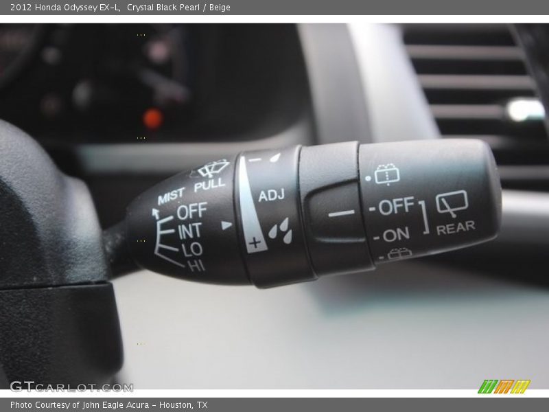 Crystal Black Pearl / Beige 2012 Honda Odyssey EX-L