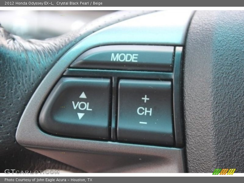 Crystal Black Pearl / Beige 2012 Honda Odyssey EX-L