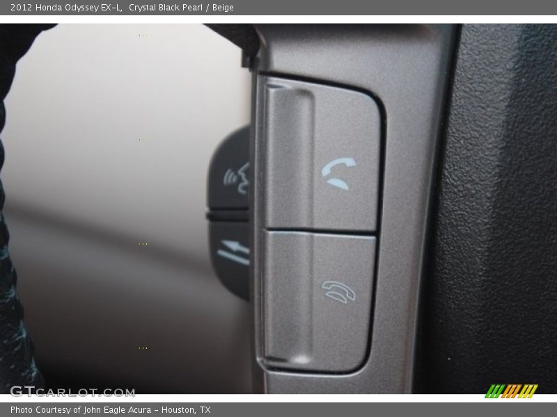 Crystal Black Pearl / Beige 2012 Honda Odyssey EX-L
