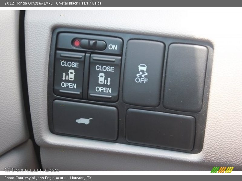 Crystal Black Pearl / Beige 2012 Honda Odyssey EX-L