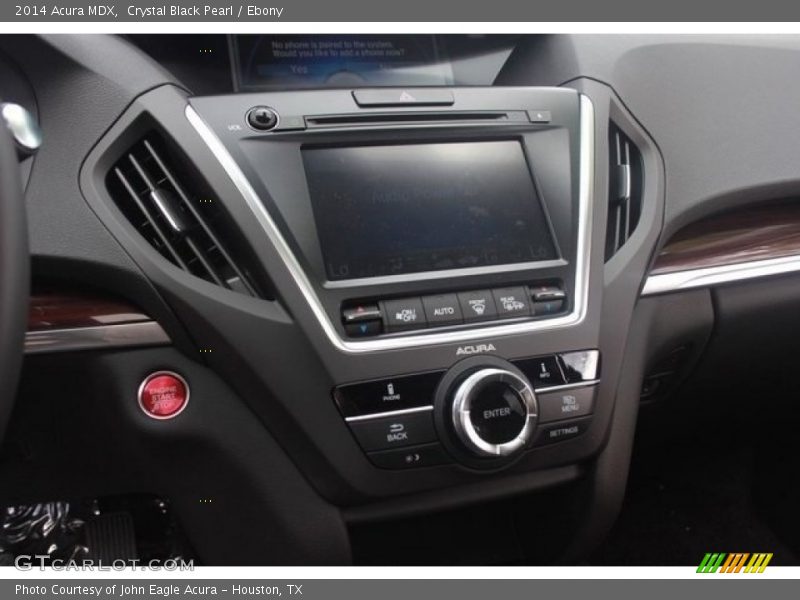 Crystal Black Pearl / Ebony 2014 Acura MDX