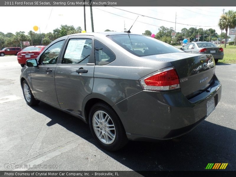 Sterling Gray Metallic / Medium Stone 2011 Ford Focus SE Sedan
