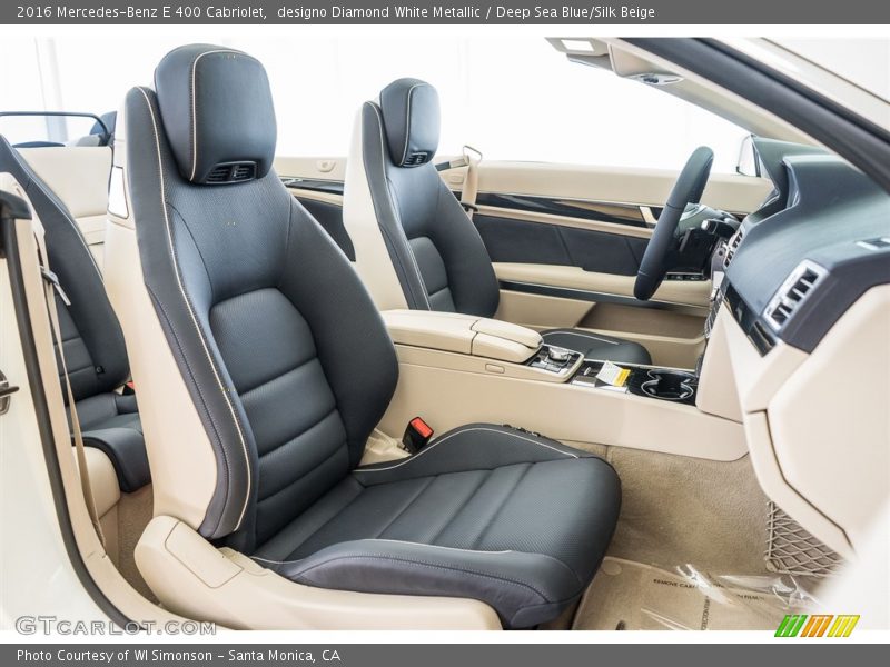  2016 E 400 Cabriolet Deep Sea Blue/Silk Beige Interior