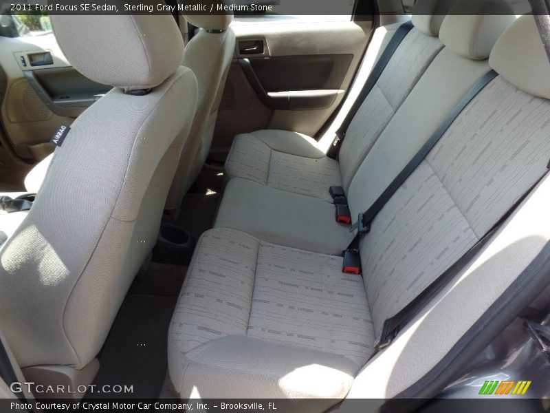 Sterling Gray Metallic / Medium Stone 2011 Ford Focus SE Sedan