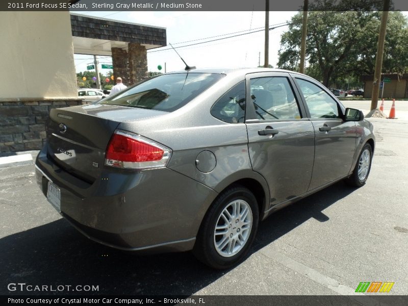 Sterling Gray Metallic / Medium Stone 2011 Ford Focus SE Sedan