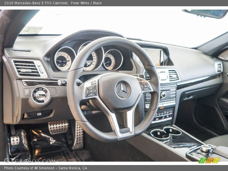 Polar White / Black 2016 Mercedes-Benz E 550 Cabriolet