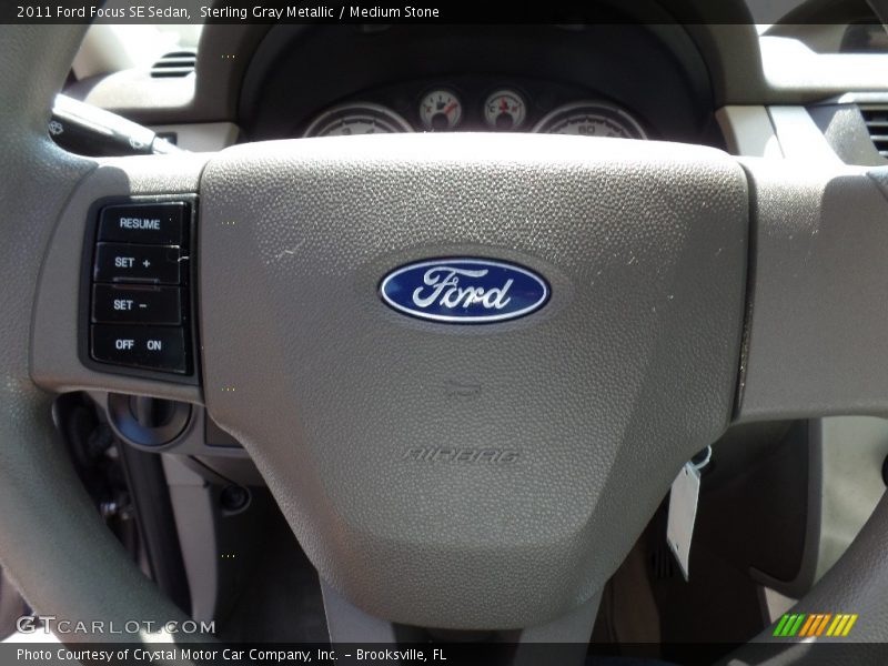 Sterling Gray Metallic / Medium Stone 2011 Ford Focus SE Sedan