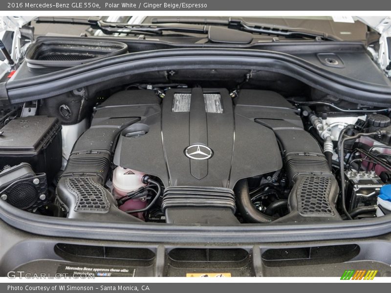  2016 GLE 550e Engine - 3.0 Liter DI biturbo DOHC 24-Valve VVT V6 e Plug-In Gasoline/Electric Hybrid