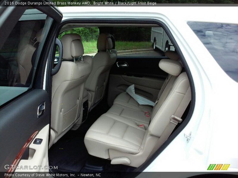 Bright White / Black/Light Frost Beige 2016 Dodge Durango Limited Brass Monkey AWD