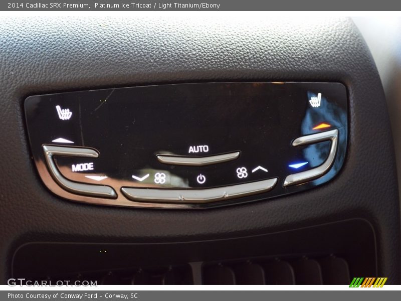 Platinum Ice Tricoat / Light Titanium/Ebony 2014 Cadillac SRX Premium