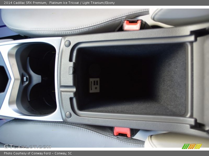 Platinum Ice Tricoat / Light Titanium/Ebony 2014 Cadillac SRX Premium