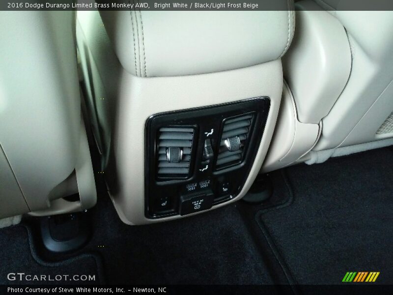 Bright White / Black/Light Frost Beige 2016 Dodge Durango Limited Brass Monkey AWD
