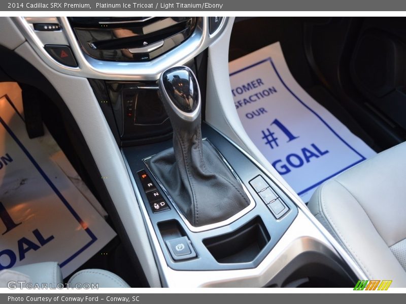 Platinum Ice Tricoat / Light Titanium/Ebony 2014 Cadillac SRX Premium