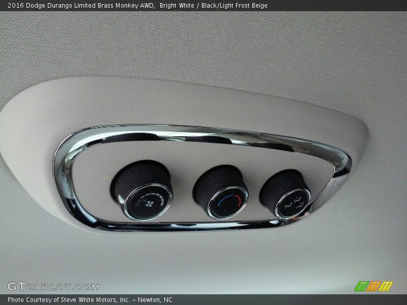 Bright White / Black/Light Frost Beige 2016 Dodge Durango Limited Brass Monkey AWD