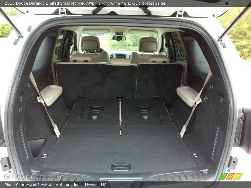 Bright White / Black/Light Frost Beige 2016 Dodge Durango Limited Brass Monkey AWD