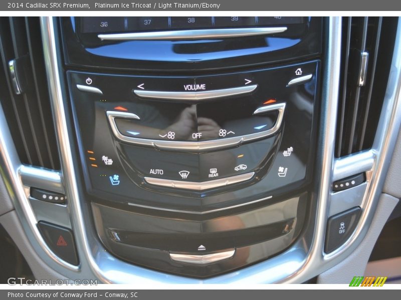 Platinum Ice Tricoat / Light Titanium/Ebony 2014 Cadillac SRX Premium